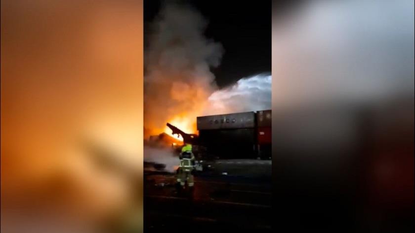 Iranpress: Fire in ship at Dubai’s Jebel Ali port under control: authorities