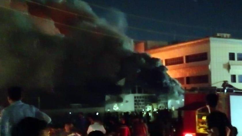 Iranpress: Iraq: Fire at Imam Hussein Hospital leaves 54 dead