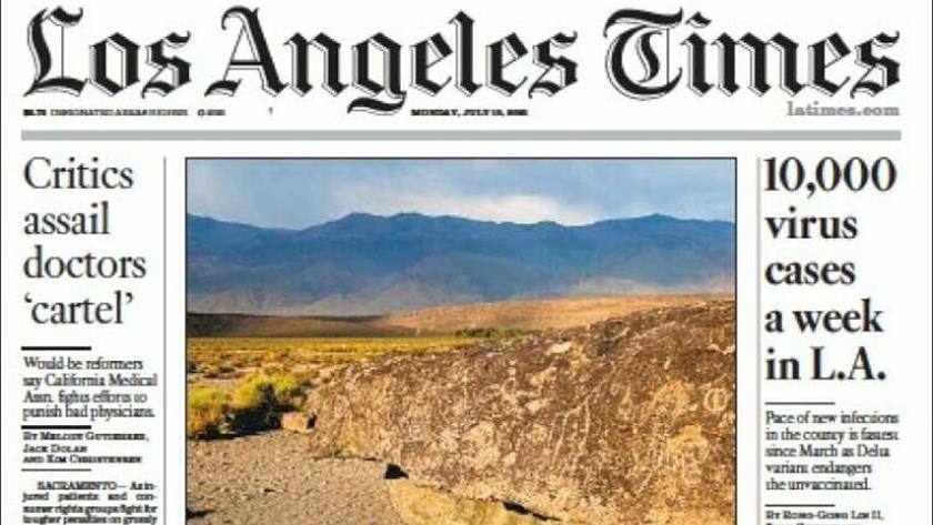 Iranpress: World Newspapers: US LA county has 5th straight day of 1,000 cases