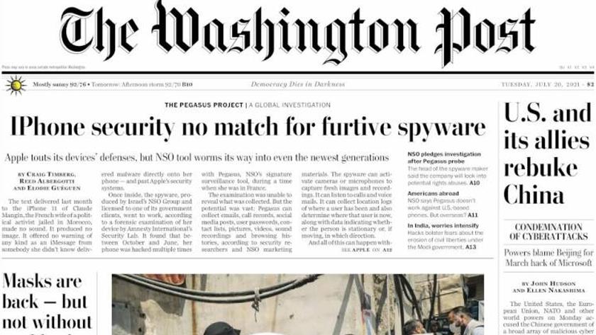 Iranpress: World Newspapers: US and its allies rebuke China