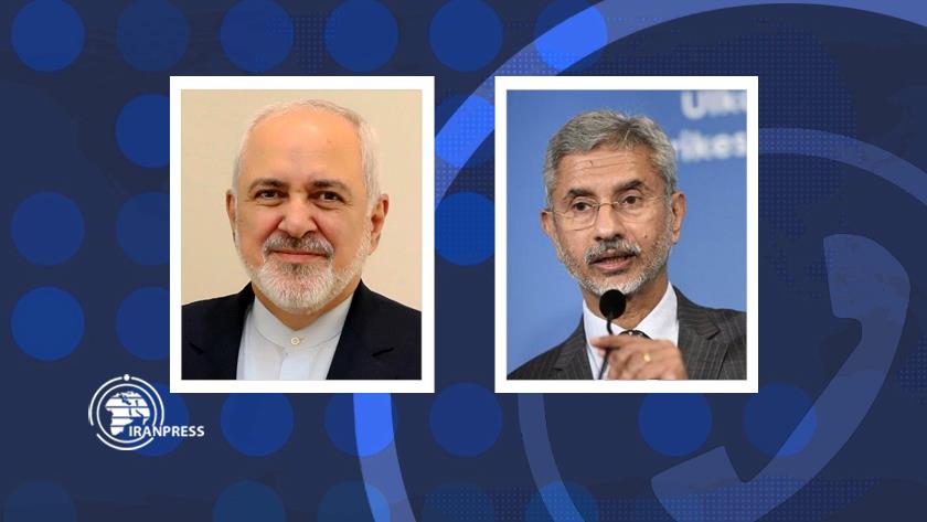 Iranpress: Zarif calls Indian Foreign Minister