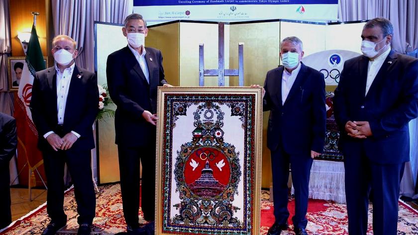 Iranpress: Iran carpet for Tokyo Olympic 2020 unveiled