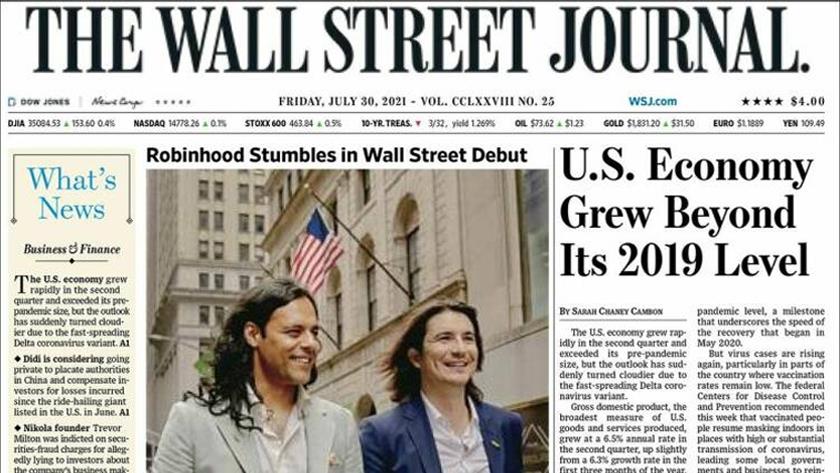 Iranpress: World Newspapers: US economy grow beyond its 2019 level