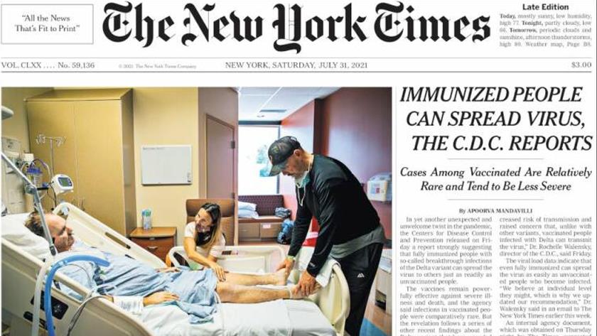Iranpress: World Newspapers: Immunised people can spread virus, the C.D.C reports