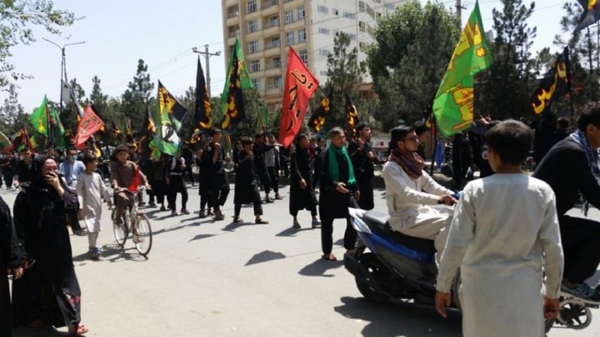 Iranpress: Districts of Kabul mourn Muharram