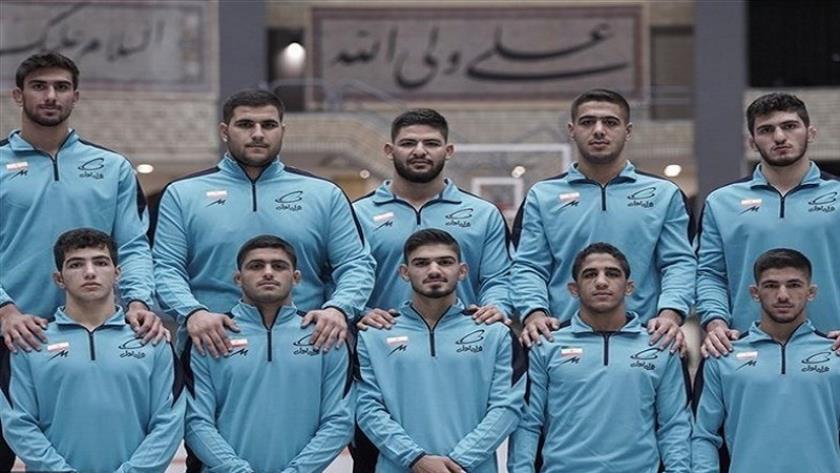 Iranpress: Iranian freestyle wrestlers snatch 4 gold at UWW Junior World Championships