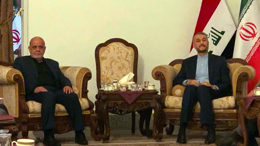 Iranpress: Iran FM, Iraq-based Iranian diplomats meet