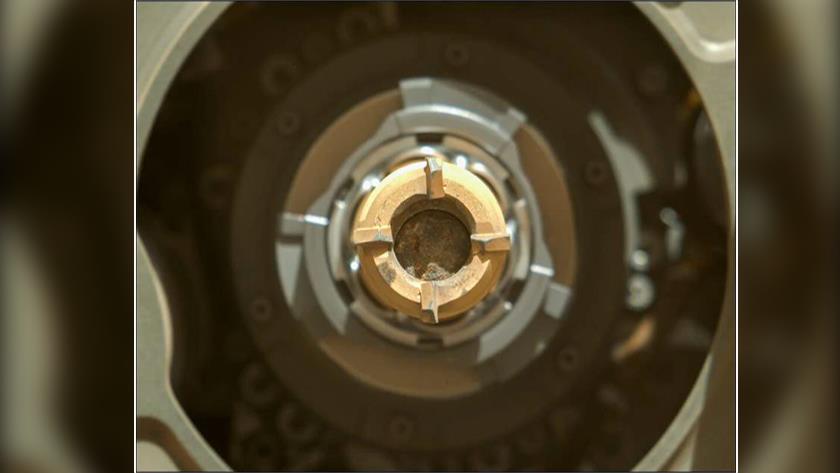 Iranpress: Martian rock sampled for 1st time