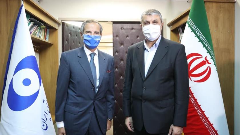 Iranpress: AEOI head, IAEA chief discuss access to monitoring equipment
