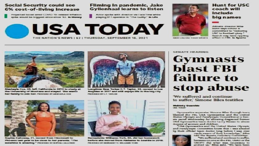 Iranpress: World Newspapers: US gymnasts blast FBI failure to stop abue