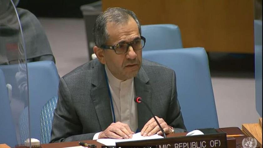 Iranpress: Takht-Ravanchi: Security Council must force Israel to end aggression against Syria