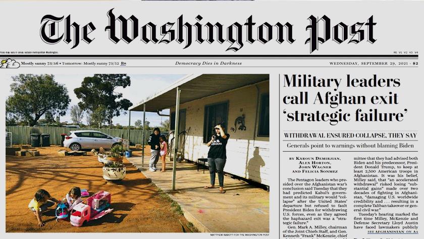 Iranpress: World Newspapers: US military leaders call Afghan exit ‘strategic failure’