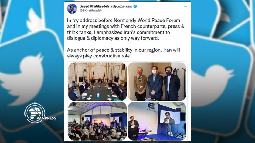 Iranpress: Iran committed to dialogue, diplomacy: FM Spox
