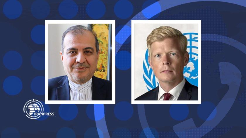 Iranpress: Iranian diplomat, UN envoy discuss peace process in Yemen