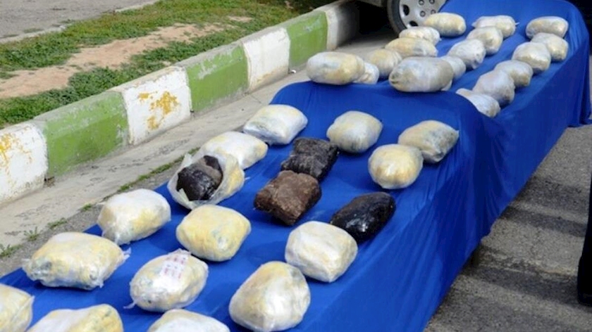 Iranpress: More than 25 tons of drugs were seized in southeastern Iran