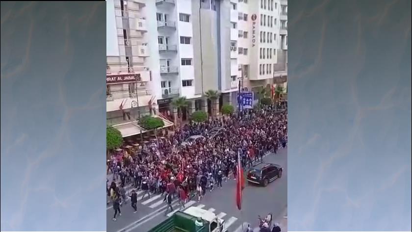 Iranpress: Moroccans protest against normalization of relations with Israel
