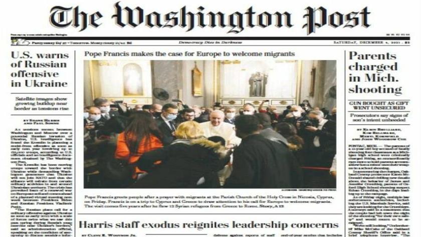 Iranpress: World Newspapers: US warns of Russian offensive in Ukraine