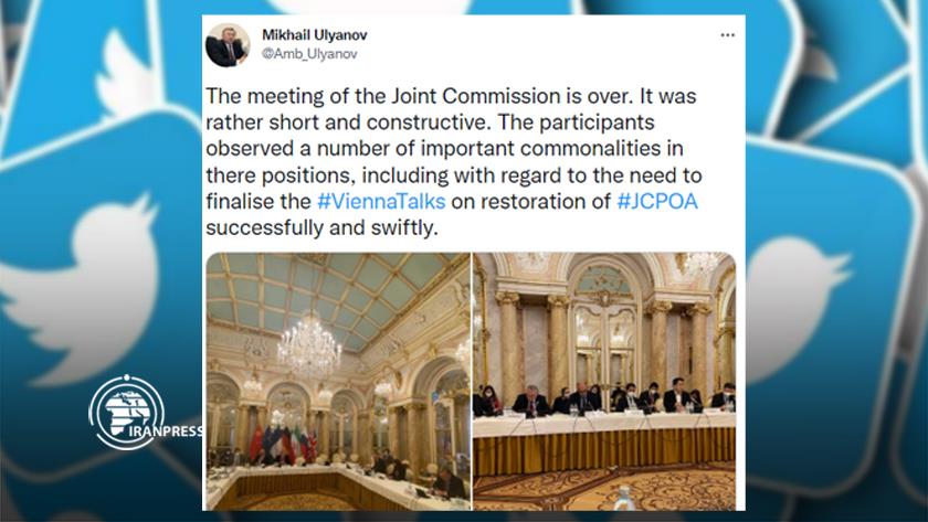 Iranpress: Vienna talks on Iran nuclear deal were constructive, Russian envoy says