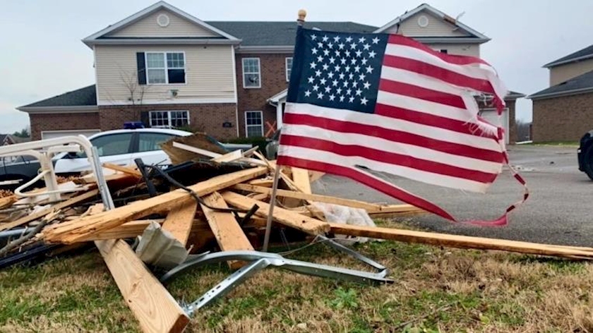 Iranpress: Rescuers search for survivors as US tornadoes toll nears 100