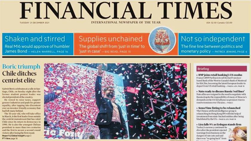 Iranpress: World Newspapers: Chile ditches centrist elite