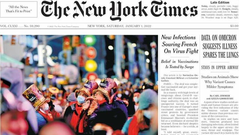 Iranpress: World Newspapers: Belief in vaccination is tested by surge