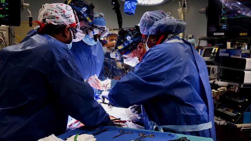 Iranpress: Man receives heart from animal for 1st time 