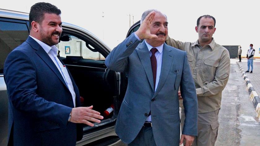 Iranpress: Private Plane of Libya’s Haftar lands in Israeli airport: Report