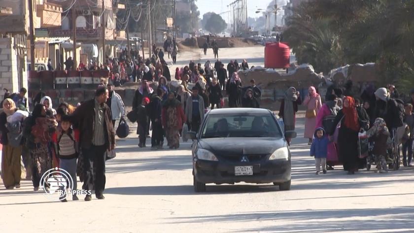 Iranpress: ISIS persecution movements displaces people of Syria