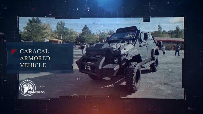 Iranpress: Caracal armoured vehicle, protector of Iran