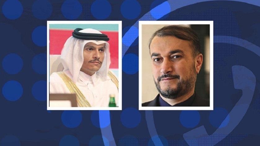 Iranpress: Qatari Foreign Minister holds a phone conversation with his Iranian counterpart
