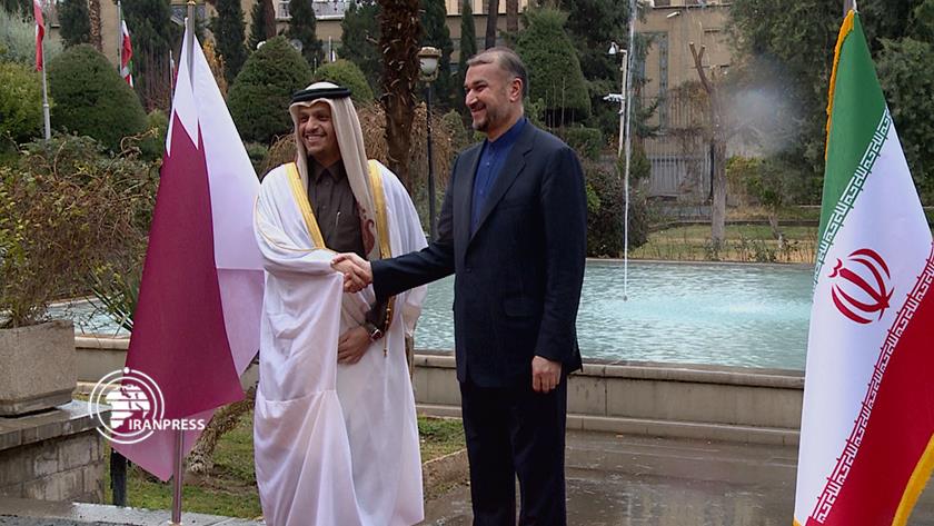 Iranpress: Iranian, Qatari foreign ministers meet in Tehran 