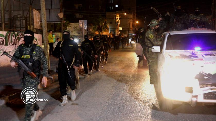 Iranpress: Al-Quds Brigades hold parade in support of Palestinian resistance 