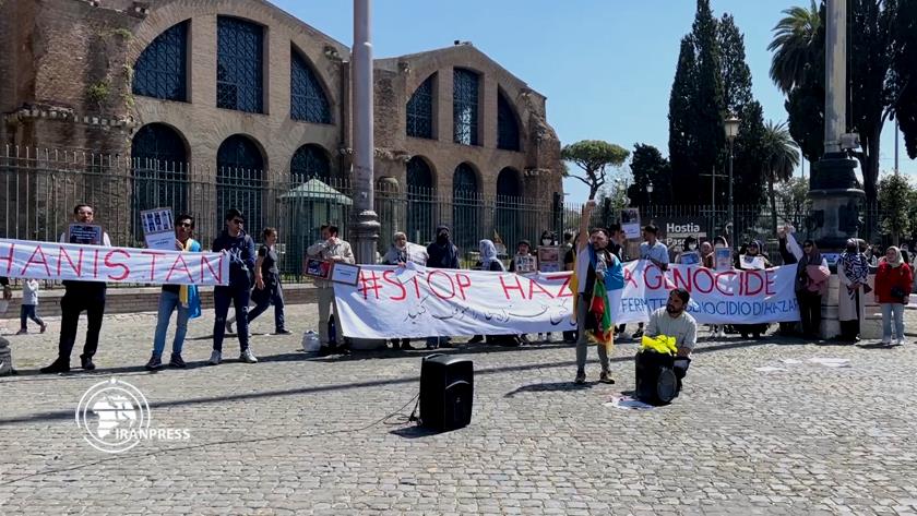 Iranpress: Afghan nationals in Rome condemn attack on Shia Muslims in Afghanistan 