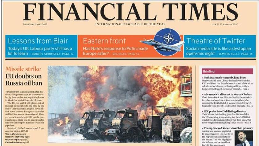 Iranpress: World Newspapers: EU doubts on Russia oil ban