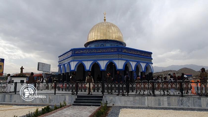 Iranpress: Symbol of Al-Quds installed in Kabul