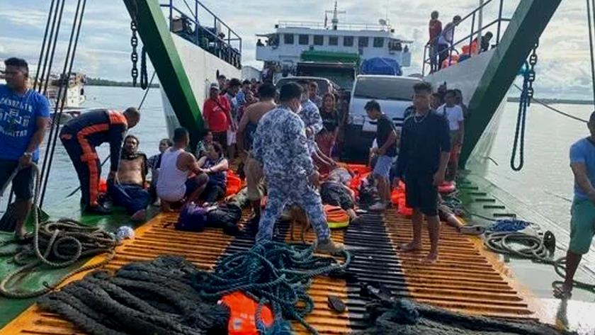 Iranpress: Philippine ferry catches fire at sea, 7 dead
