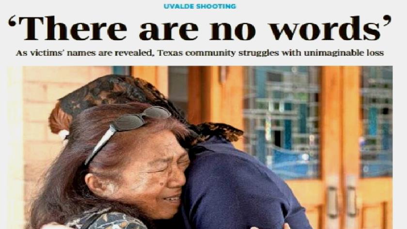 Iranpress: World Newspapers: Onlookers urge US police to charge into Texas school