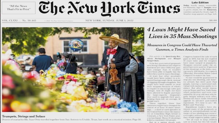 Iranpress: World Newspapers: Four laws might have saved lives in 35 US shootings 