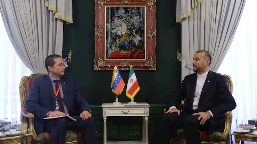 Iranpress: Iran Venezuela relations in best condition: Amir-Abdollahian