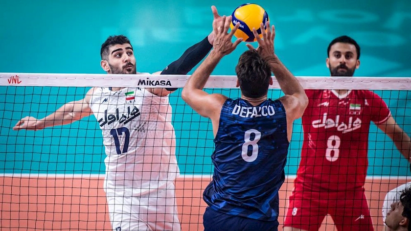 Iranpress: Iran sweep USA in 2022 VNL