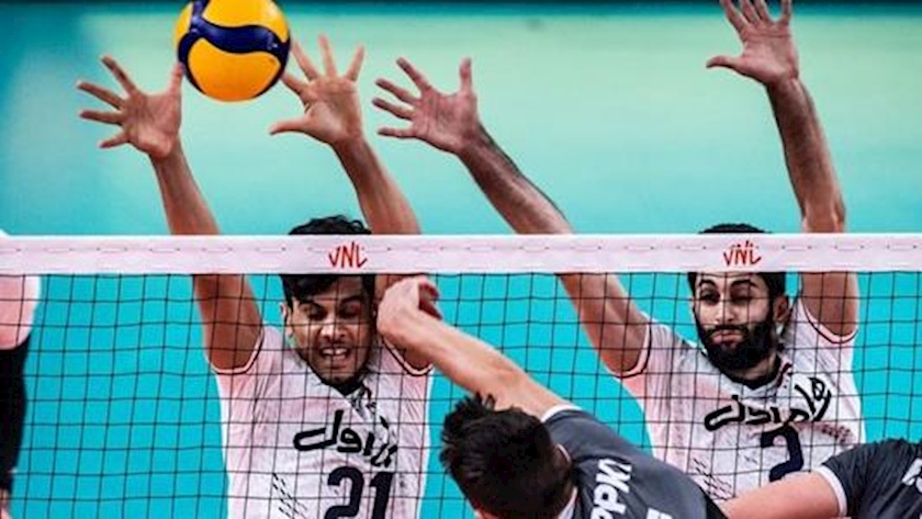 Iranpress: Iran overcomes Canada 3-0 in 2022 VNL