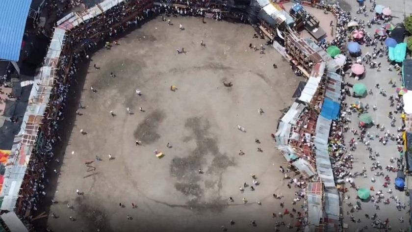 Iranpress: At least 6 killed and 500 hurt as arena stands collapse in Colombia