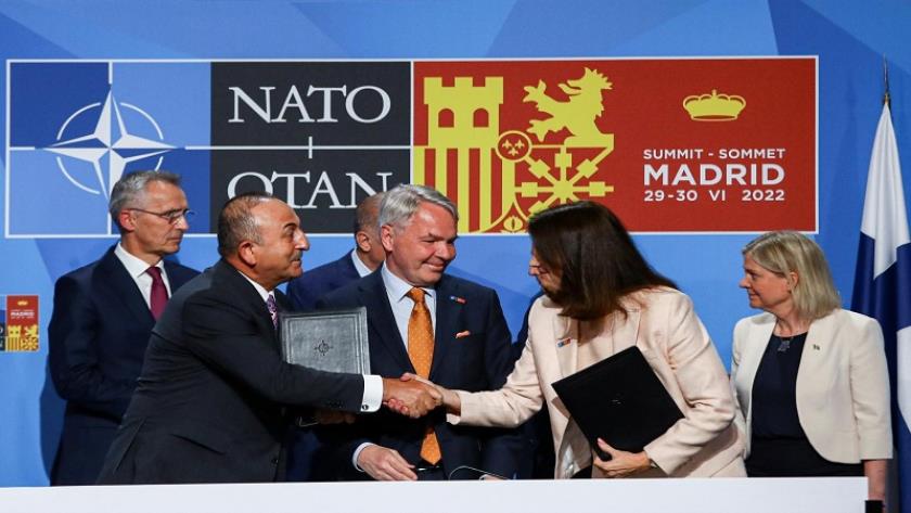Iranpress: Turkiye lifts veto on Finland, Sweden joining NATO