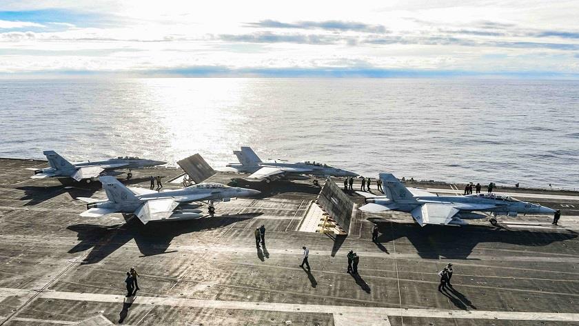 Iranpress: US navy jet blown off USS Harry S. Truman in Mediterranean