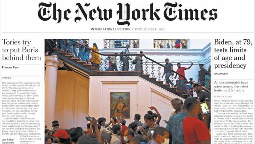 Iranpress: World Newspapers: Biden, at 79, tests limits of age and presidency 