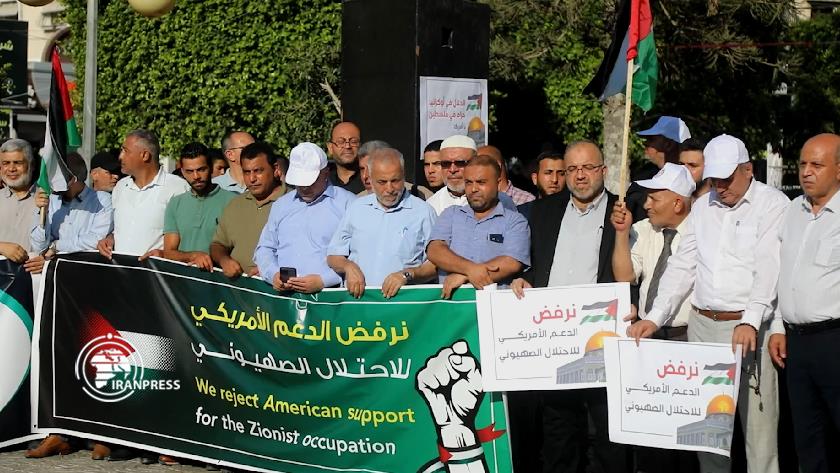 Iranpress: Palestinians condemn Biden