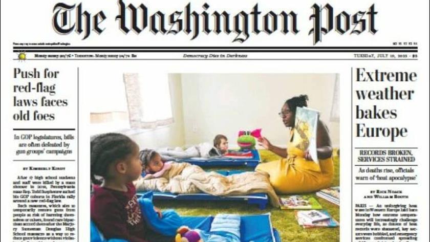 Iranpress: World Newspapers: Extreme weather bakes Europe