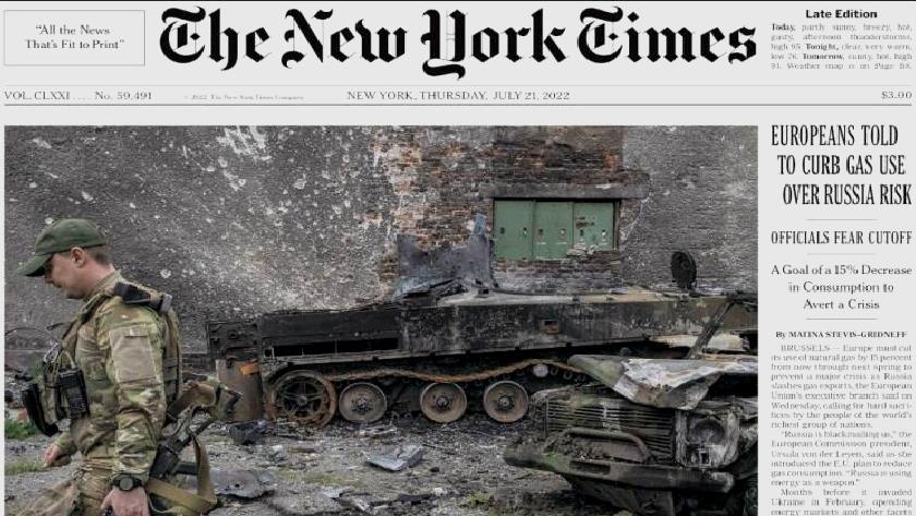 Iranpress: World Newspapers: Europeans told to curb gas use over Russia risk