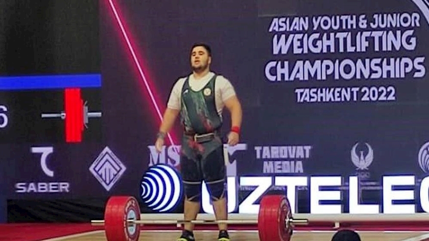 Iranpress: Iran claims another gold medal in Asian Junior, Youth Weightlifting Championships