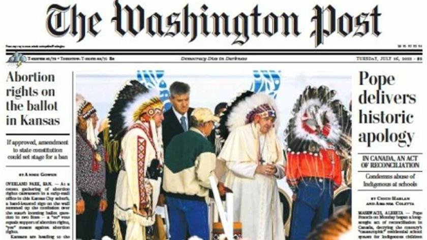 Iranpress: World Newspapers: Pope delivers historic apology
